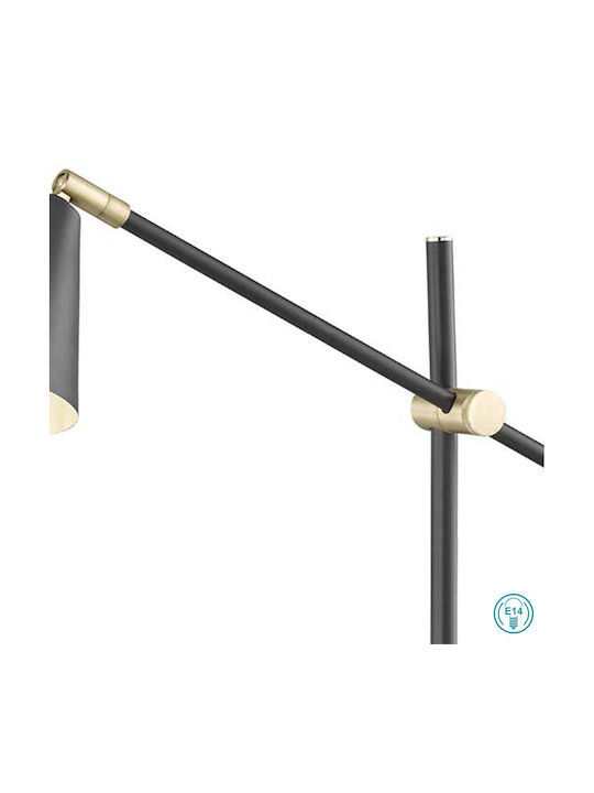 Wofi Gloria Office Lamp for Socket E14 in Gray Color