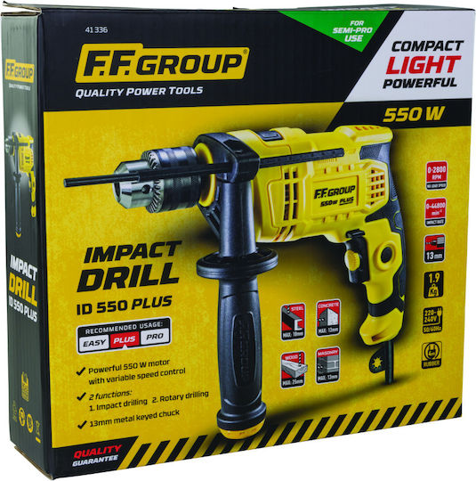 FFG ID 550 PLUS Impact Drill 550W with Key Chuck