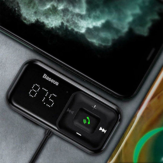 Baseus FM Transmitter Αυτοκινήτου S-16 με Bluetooth / USB / MicroSD / AUX