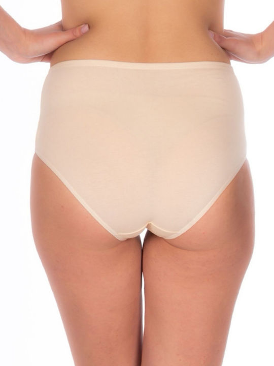 Jokers Baumwolle Hochtailliert Damen Boxer Beige