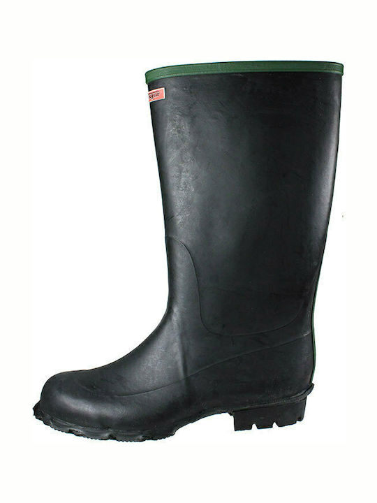 Tigar Non-Slip Work Wellies Knee Black