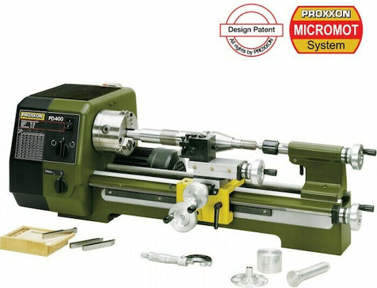 Proxxon Mini mașină de strung PD 400 cu Putere 550 Watt