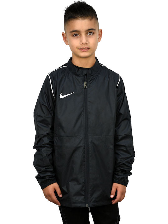 Детско Спортно Якето Dri-Fit Късо Ветроустойчиво Черно