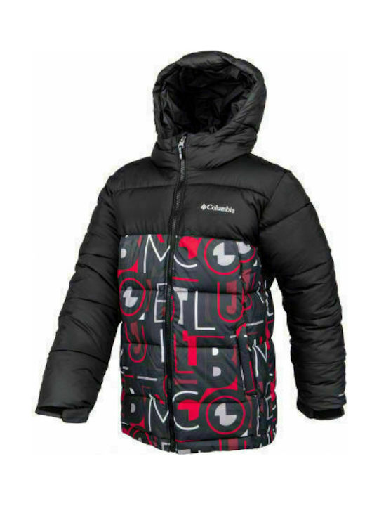 Columbia Kids Quilted Jacket short Hooded Black