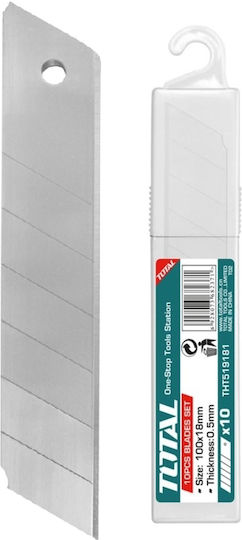 Total Λεπίδες Φαλτσέτας 18mm 10τμχ