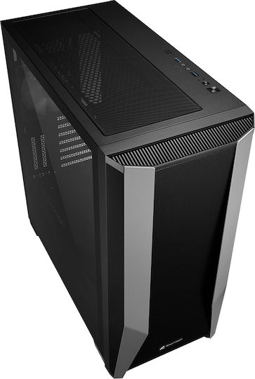 Sharkoon TG7M RGB Gaming Midi Tower Computer Case with Side Window Black