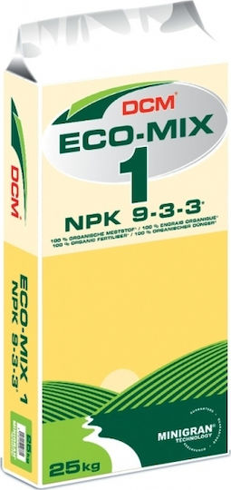 DCM Eco-mix 1 Bio Kristall Dünger Stickstoff, Phosphor, Kalium (9-3-3) 25kg