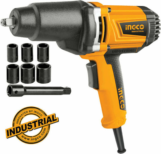 Ingco Impact Wrench Electric 1050W with Socket 1/2"