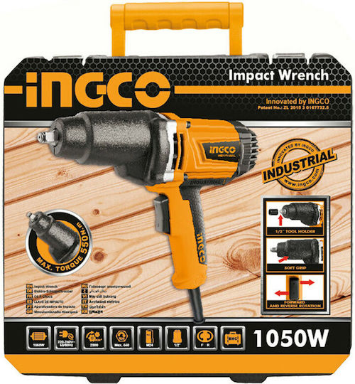 Ingco Impact Wrench Electric 1050W with Socket 1/2"