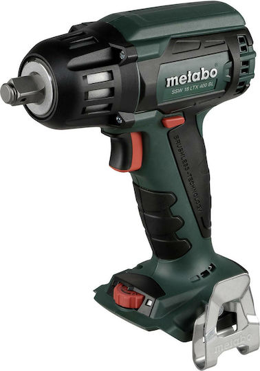 Metabo SSW 18 LTX 400 BL Brushless Impact Wrench Battery 18V Solo with Socket 1/2"