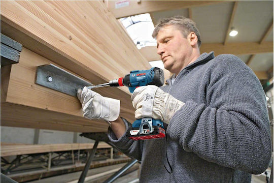 Bosch GDX 18V-180 Μπουλονόκλειδο Μπαταρίας 18V Solo με Υποδοχή 1/2" & 1/4"