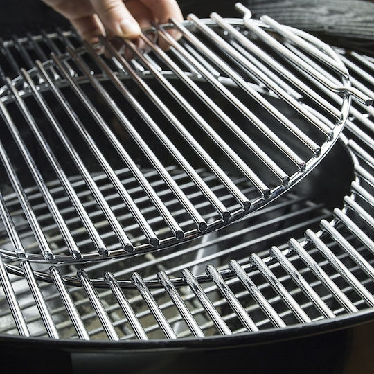 Weber Performer Deluxe GBS Неръждаема Барбекю на Въглища Котел с Капак и Термометър 101x101см