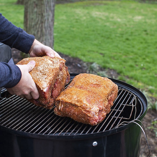 Weber Smokey Mountain Cooker Inox Grătar cu Cărbuni cu Capac și Termometru 57cmx57cm