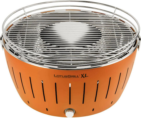 LotusGrill Stainless steel Portable Charcoal Grill Kettle with Lid 40.5cmx40.5cm