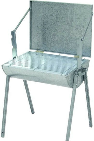 Biofan Verzinkt Holzkohlegrill mit Deckel 51cmx37cm
