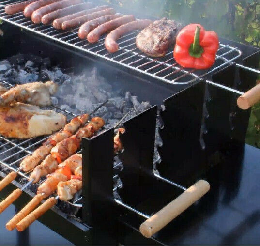 Somagic Galicia Verzinkt Holzkohlegrill 72cmx23cm
