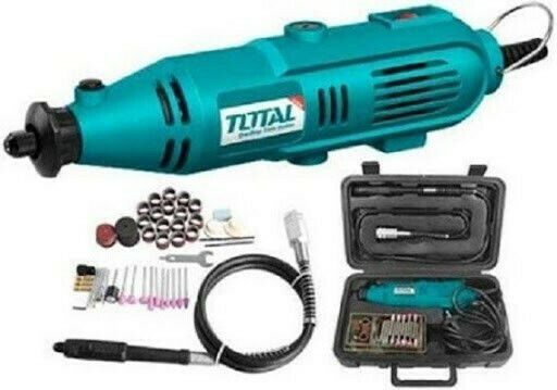Total Περιστροφικό Πολυεργαλείο 130W με Ρύθμιση Ταχύτητας