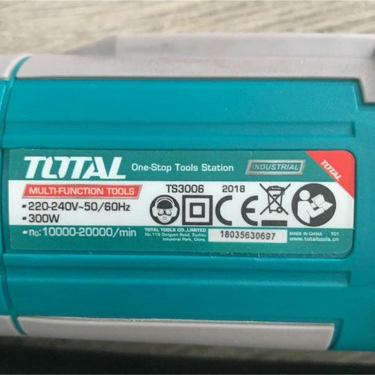 Total Electric Oscillating Multi Tool 300W with Speed Control