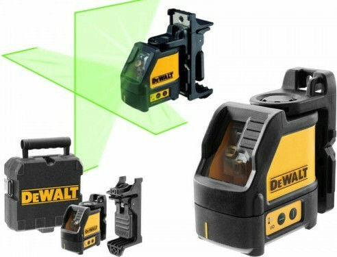 DEWALT DW088CG Αυτορυθμιζόμενο Γραμμικό Αλφάδι Laser Πράσινης Δέσμης 4.5V με Εύρος Εργασίας 50m