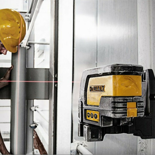 Dewalt Αυτορυθμιζόμενο Γραμμικό Αλφάδι Laser Κόκκινης Δέσμης 1.5V με Εύρος Εργασίας 50m