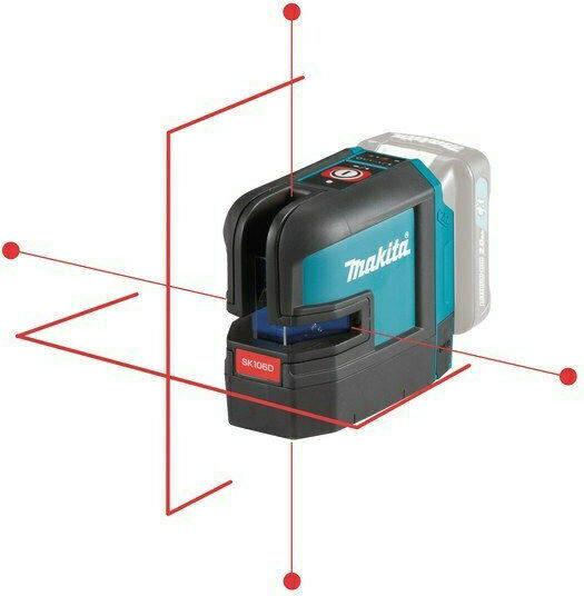 Makita Self-leveling Linear Laser Level Red Beam 10.8V with Working Range 25m