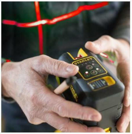 Stanley Fatmax Γραμμικό Αλφάδι Laser Κόκκινης Δέσμης με Εύρος Εργασίας 15m