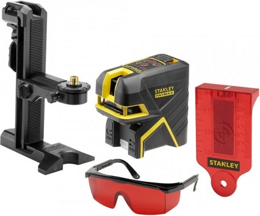 Stanley Fatmax Linear Laser-Wasserwaage Roter Strahl mit Arbeitsbereich 15m