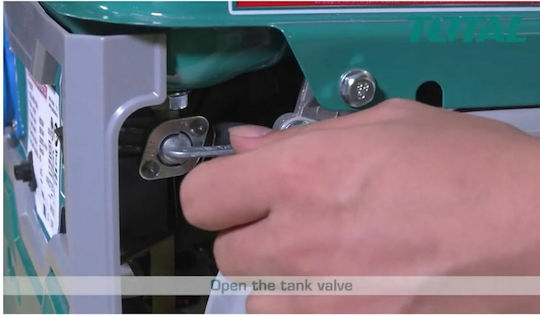 Total Αθόρυβη Γεννήτρια Βαλιτσάκι Βενζίνης Δίχρονη με Χειροκίνητη Μίζα και Μέγιστη Ισχύ 1kVA