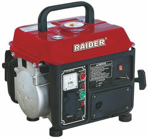 Raider RD-GG08 650W Silent Generator Suitcase Gasoline Two-stroke with Handle and Maximum Power 1.5kVA