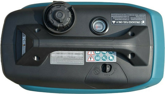 Könner & Söhnen Αθόρυβη Γεννήτρια Βαλιτσάκι Inverter Βενζίνης Τετράχρονη με Χειροκίνητη Μίζα και Μέγιστη Ισχύ 2kVA