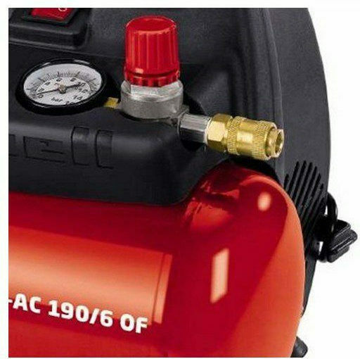 Einhell TH-AC 190/6 OF Single-Phase Air Compressors 97dB with Power 1.5hp and Airtank 6lt 4020495
