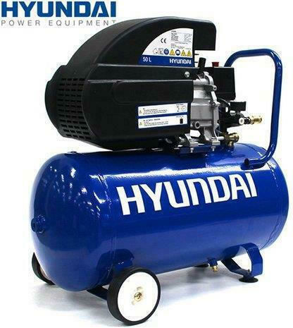 Hyundai H50l Single-Phase Air Compressors with Power 2hp and Airtank 50lt 67B03