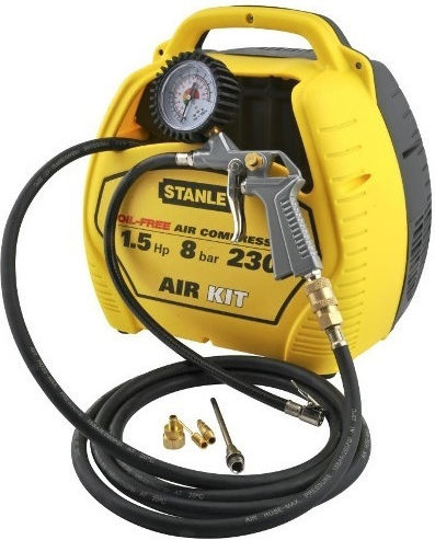 Stanley Τρόμπα Αυτοκινήτου Oilfree Air Kit Επαναφορτιζόμενη χωρίς Μπαταρία 230V