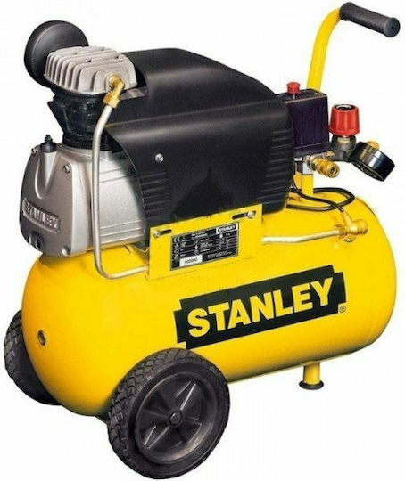 Stanley D 210/8/24 Single-Phase Air Compressors with Power 2hp and Airtank 24lt FCCC404STN005