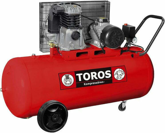 Toros MK103-200-3M Single-Phase Air Compressors with Power 3hp and Airtank 200lt 602054