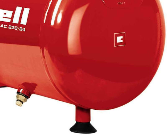 Einhell TE-AC 230/24 Luftkompressor 94dB mit Leistung 2hp und Lufttank 24Es 4010460