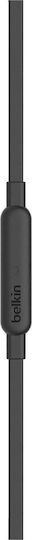 Belkin Rockstar USB-C In-ear Handsfree με Βύσμα USB-C Μαύρο