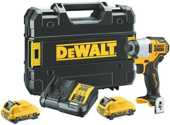 DEWALT DCK2111L2T Set Bohrschrauber & Schlagschraubendreher Brushless 12V mit 2 Batterien 3Ah und Hülle