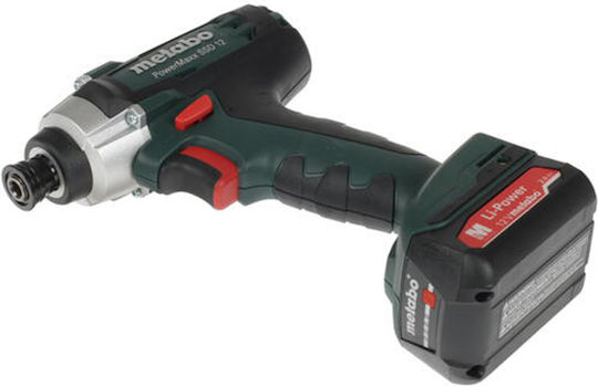 Metabo Combo Set 2.7.2 12 V Impact Drill Driver & Impact Screwdriver 12V with 2 Batteries 2Ah and Case