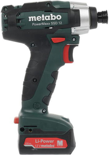 Metabo Combo Set 2.7.2 12 V Impact Drill Driver & Impact Screwdriver 12V with 2 Batteries 2Ah and Case