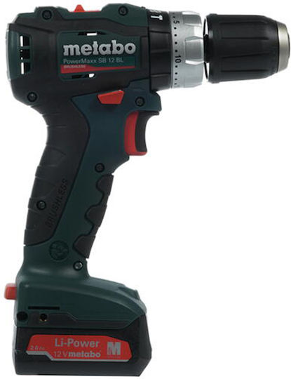 Metabo Combo Set 2.7.2 12 V Impact Drill Driver & Impact Screwdriver 12V with 2 Batteries 2Ah and Case