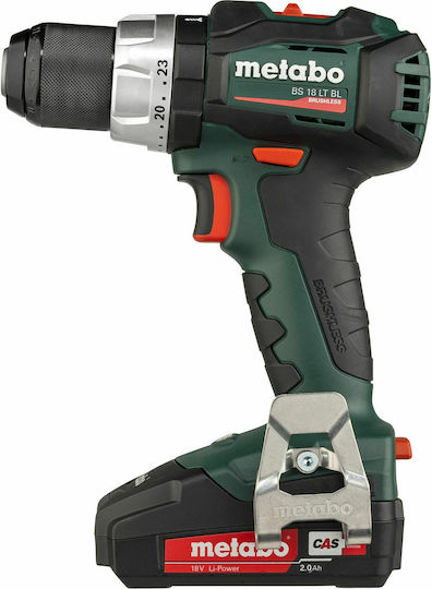 Metabo Combo Set 2.5.2 Σετ Δράπανο & Δραπανοκατσάβιδο 18V με 2 Μπαταρίες 2Ah - 4Ah και Θήκη