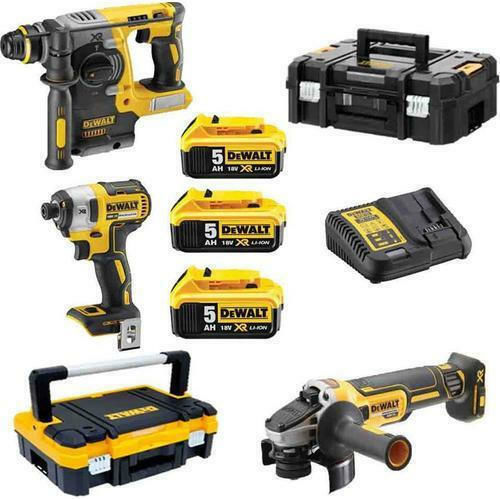 DEWALT DCK305P3T Σετ Δραπανοκατσάβιδο & Μπουλονόκλειδο Brushless 18V με 3 Μπαταρίες 5Ah και Θήκη