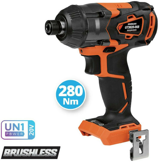 Krausmann US115-24SB Set Eckiges Rad & Bohrer & Schlagschraubendreher Brushless 20V mit 2 Batterien 4Ah und Hülle