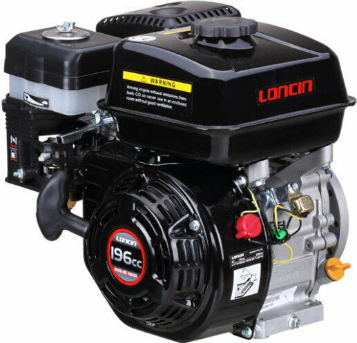 Loncin G200F Κινητήρας Βενζίνης 196cc 6hp Μέγιστων Στροφών 3600rpm Οριζόντιου Άξονα με Σπείρωμα