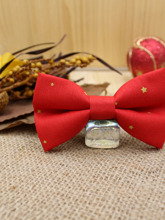 JFashion Kids Fabric Bow Tie Red