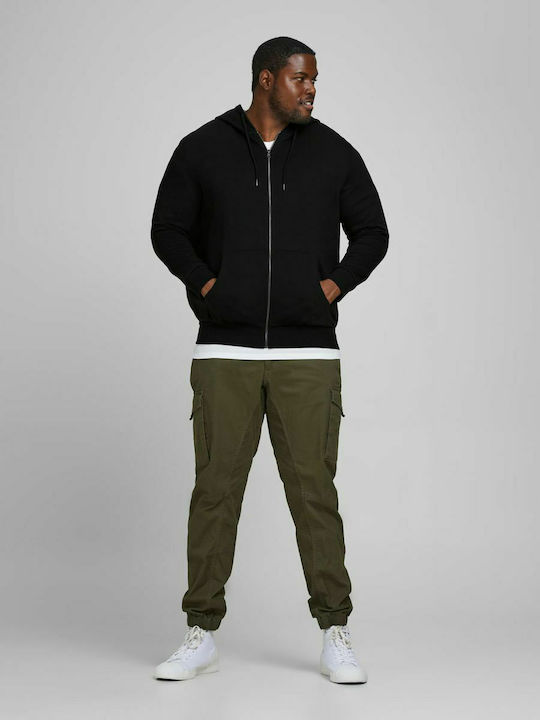 Black Hooded Cardigan