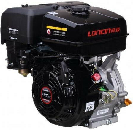 Loncin G420F/U Motor pe benzină Patru timpi 420cc 12hp Ax Orizontal cu Pană
