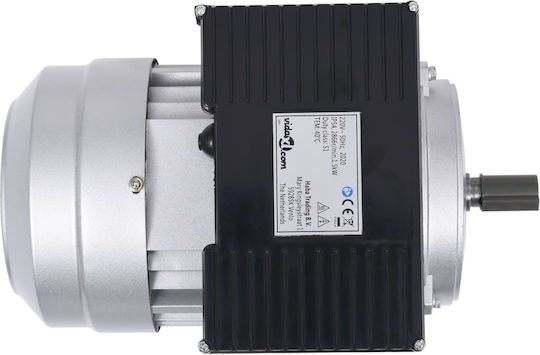 vidaXL Μονοφασικός Ηλεκτροκινητήρας 2hp Μέγιστων Στροφών 2800rpm με Σφήνα 220V