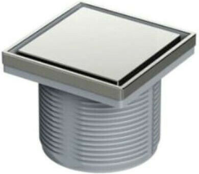 Tema Rostfreies Bodenablauf Gestell mit Durchmesser 100mm Silber
